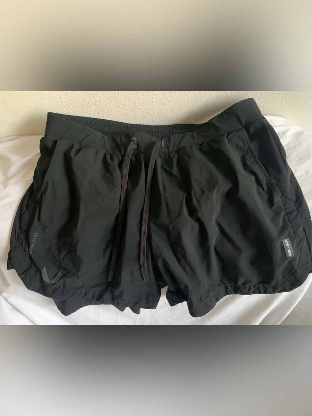 ASRV Men’s Gym Shorts Tetra-lite DSG-0865 Size L Large Black Training